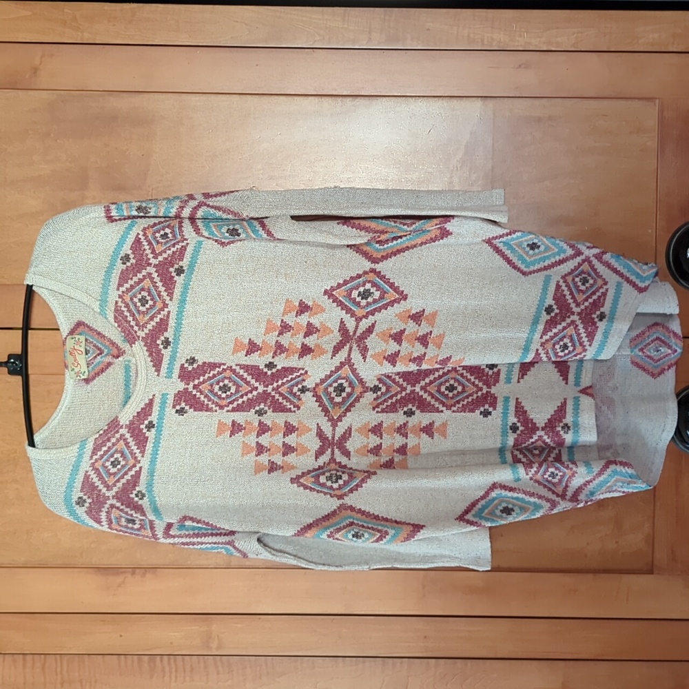 Scully Tribal Aztec Sweater Medium
